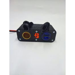 Выносной блок USB и розетка 12v